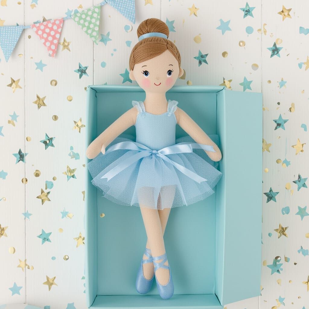 Light Blue Ballerina Toy