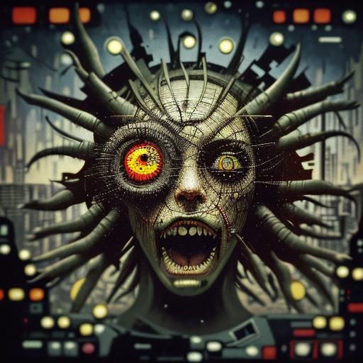 Disturbing Analog Horror with Demonic Glitch Effects