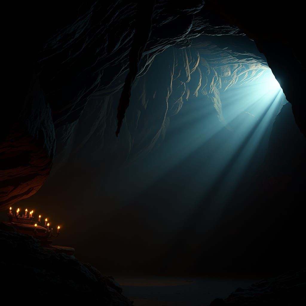 Majestic Cave of Wonders in Cinematic Splendor