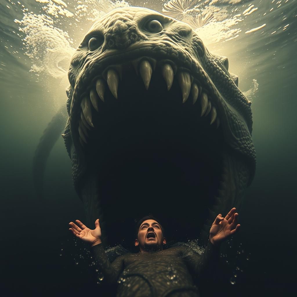 Lovecraftian Serpent Emerges from the Deep Sea