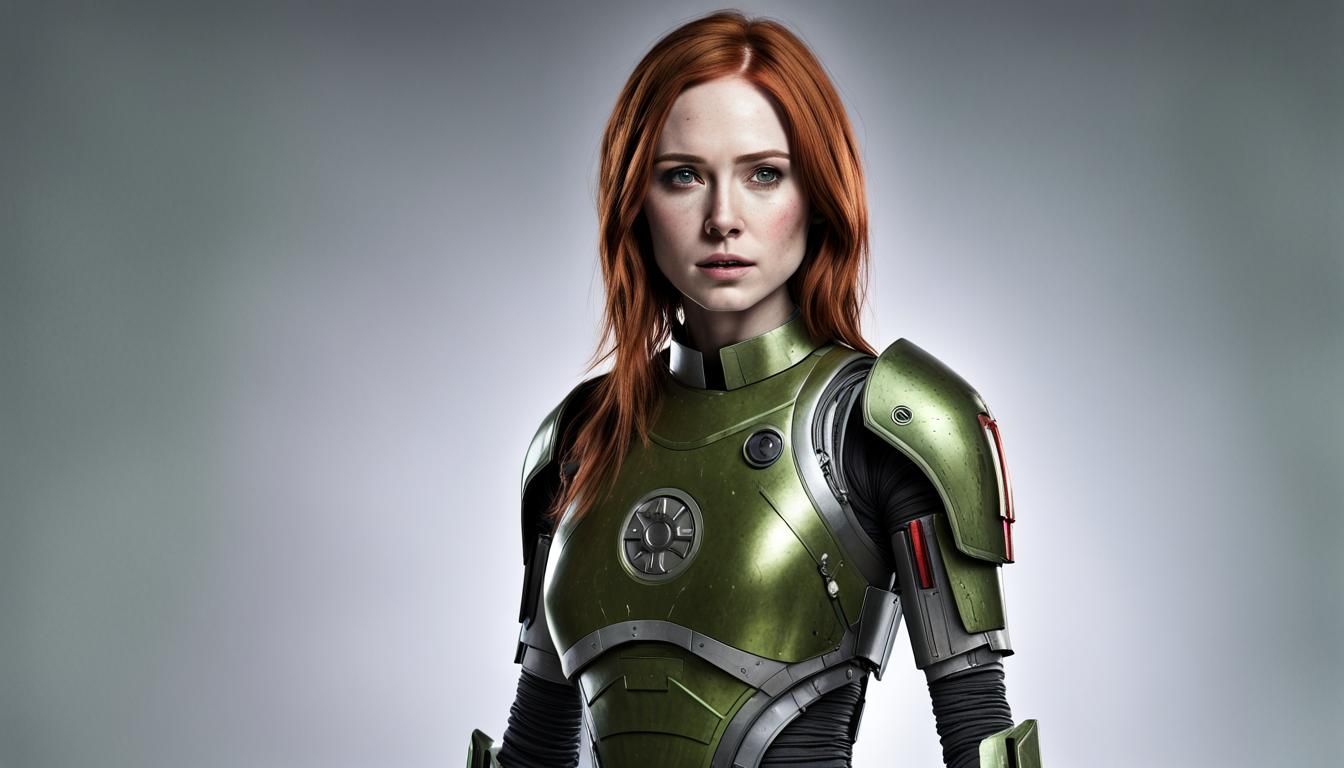 Cybernetic Rebel Commander in Star Wars Battle