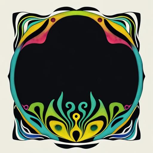 Vibrant Kenaf Leaf Logo with Watercolor Elements