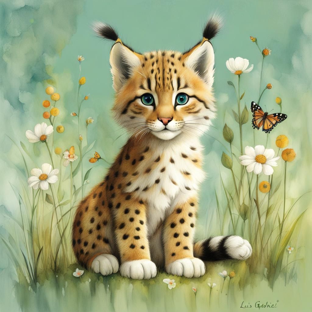 Baby lynx