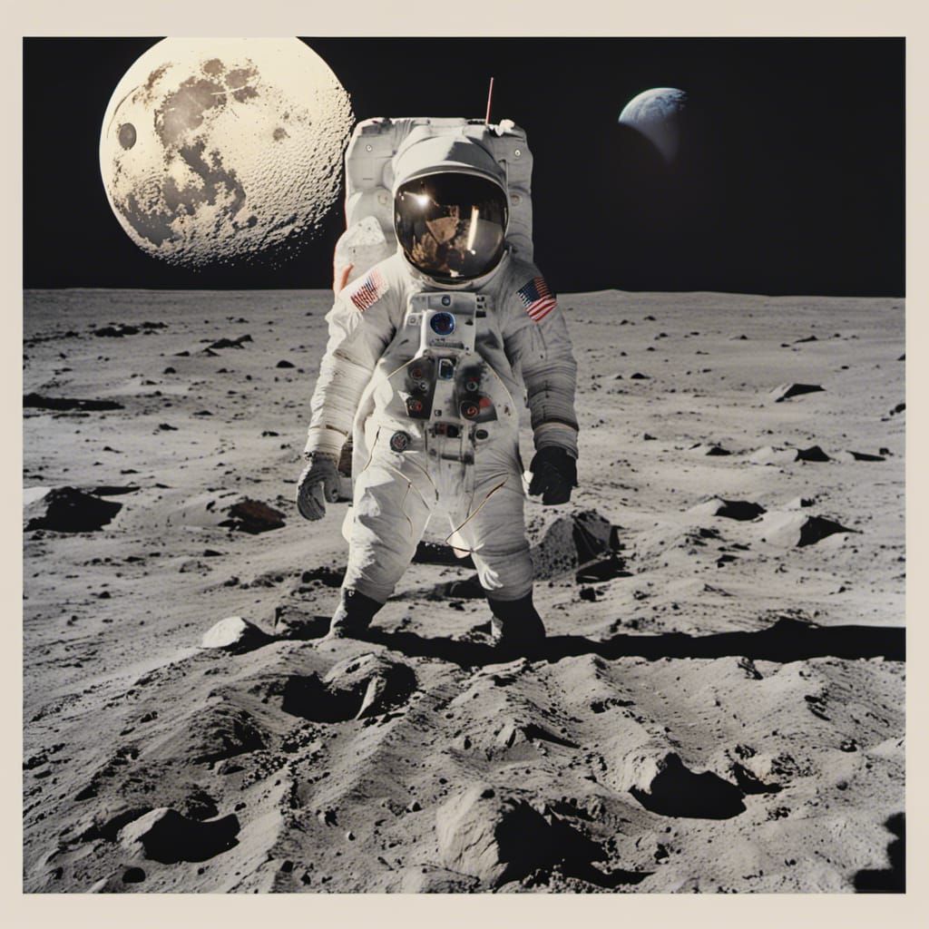 Historic Moon Landing: One Giant Leap