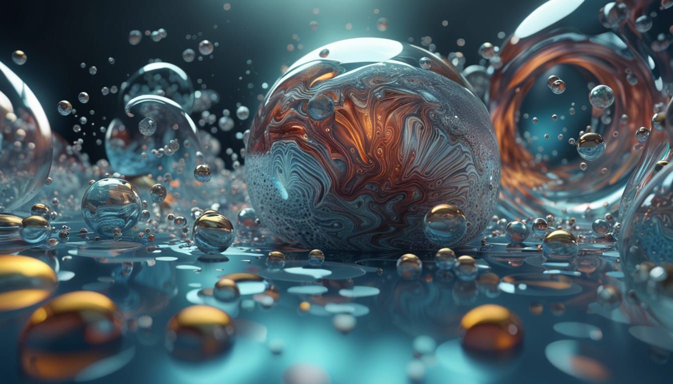 Hyperrealistic Macro of Organic Sci-Fi Material
