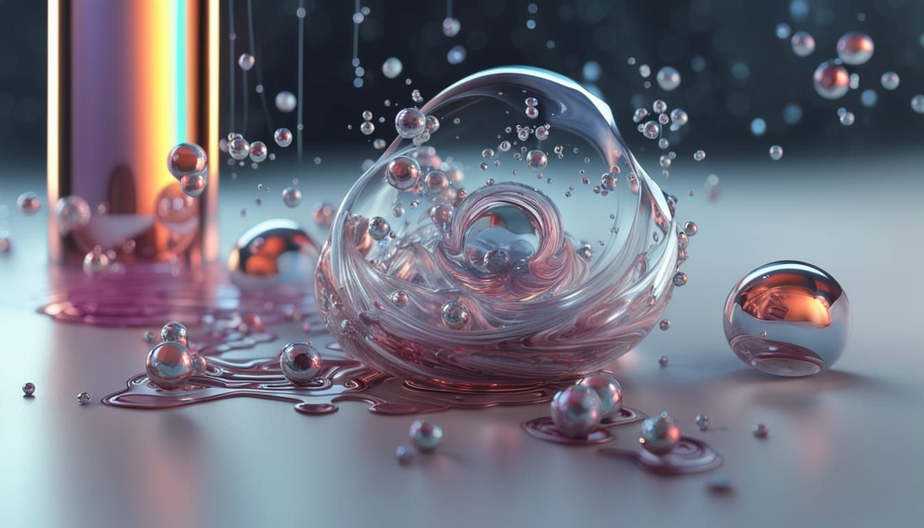 Hyperrealistic Macro Sci-Fi Organic Abstract in HR Giger Sty...