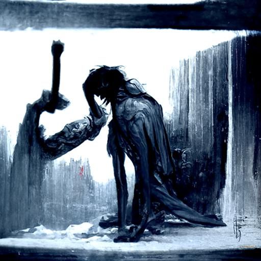 Dark Secret: A Gothic Horror Illustration