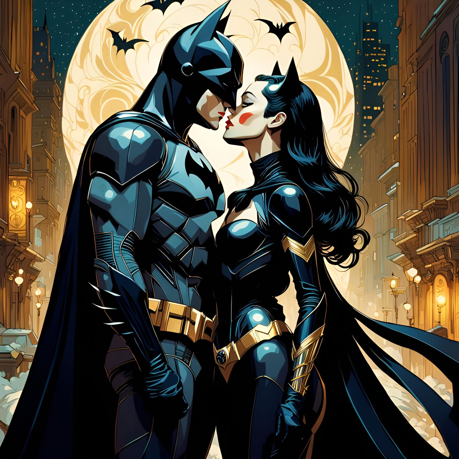 BATMAN & CATWOMAN - THE KISS
