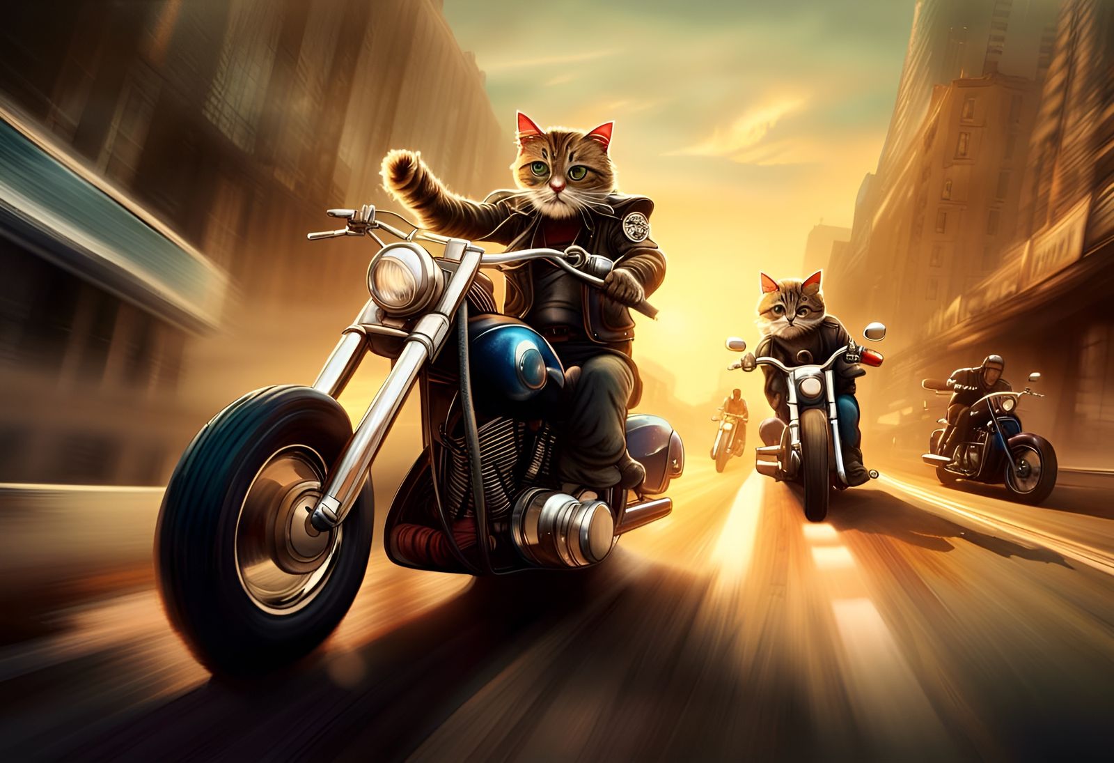 Easy Rider Cats!
