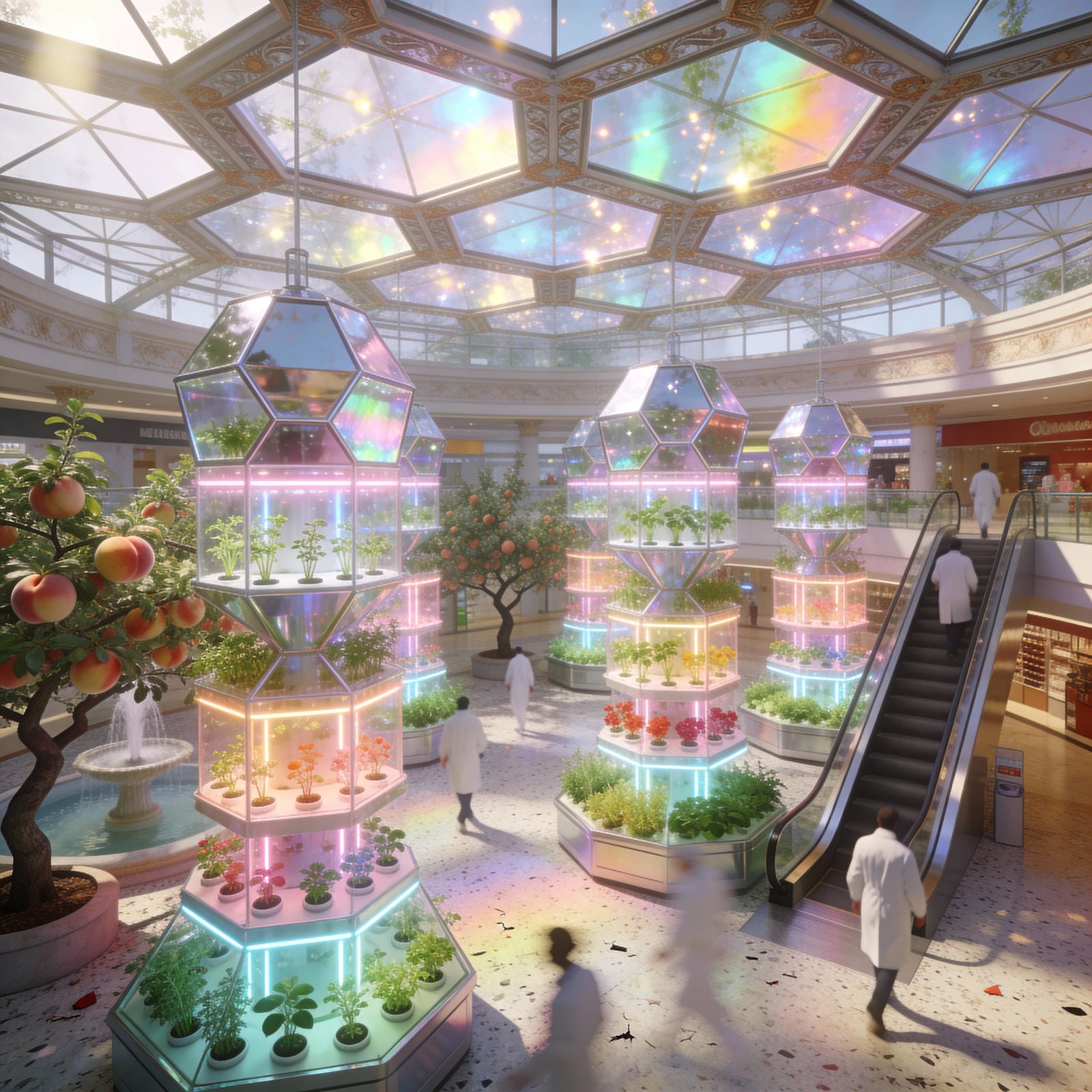 2120 Greenhouse Malls: Belle Epoque Meets Memphis Design