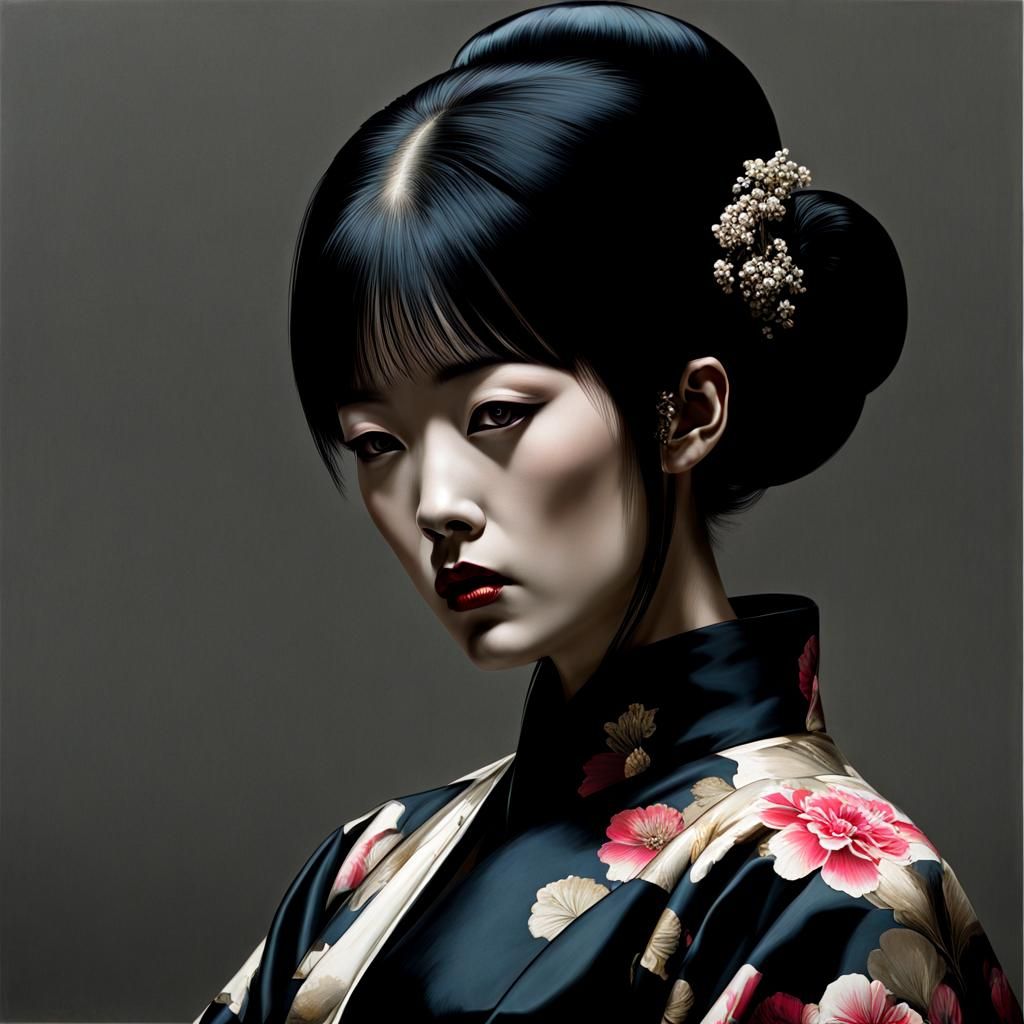 Portrait of a Japanese Woman