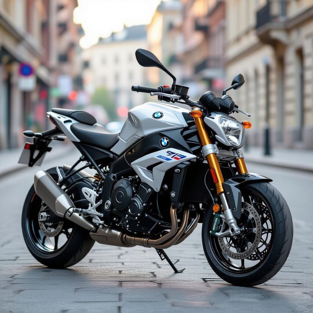 BMW Sports Motorcycle: Sleek Aerodynamic Design