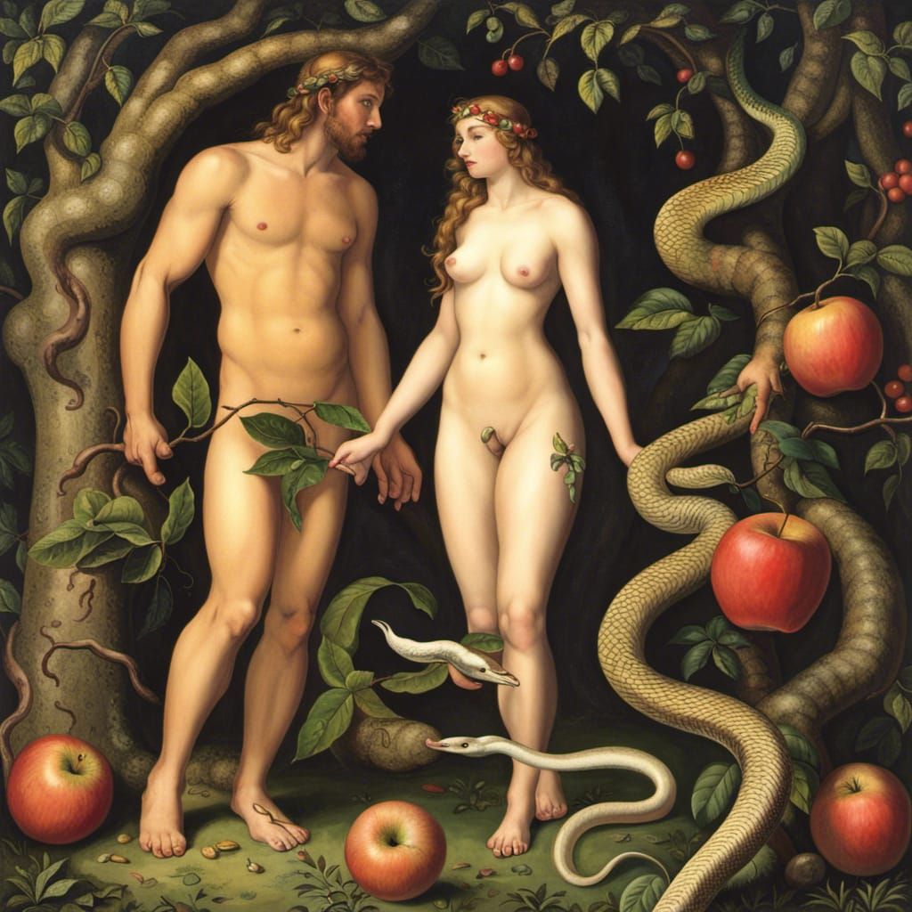 Adam and Eve in Eden: Temptation and Original Sin