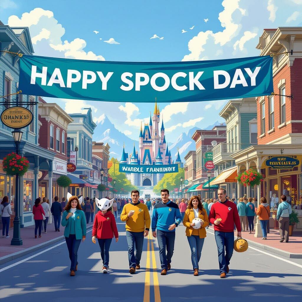 Happy Spock Day Celebration in Quaint American Town
