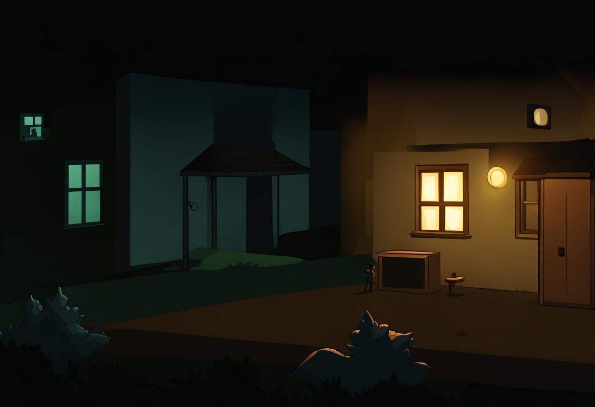 Eerie Midnight Suburb: Infinite Backrooms Level 9