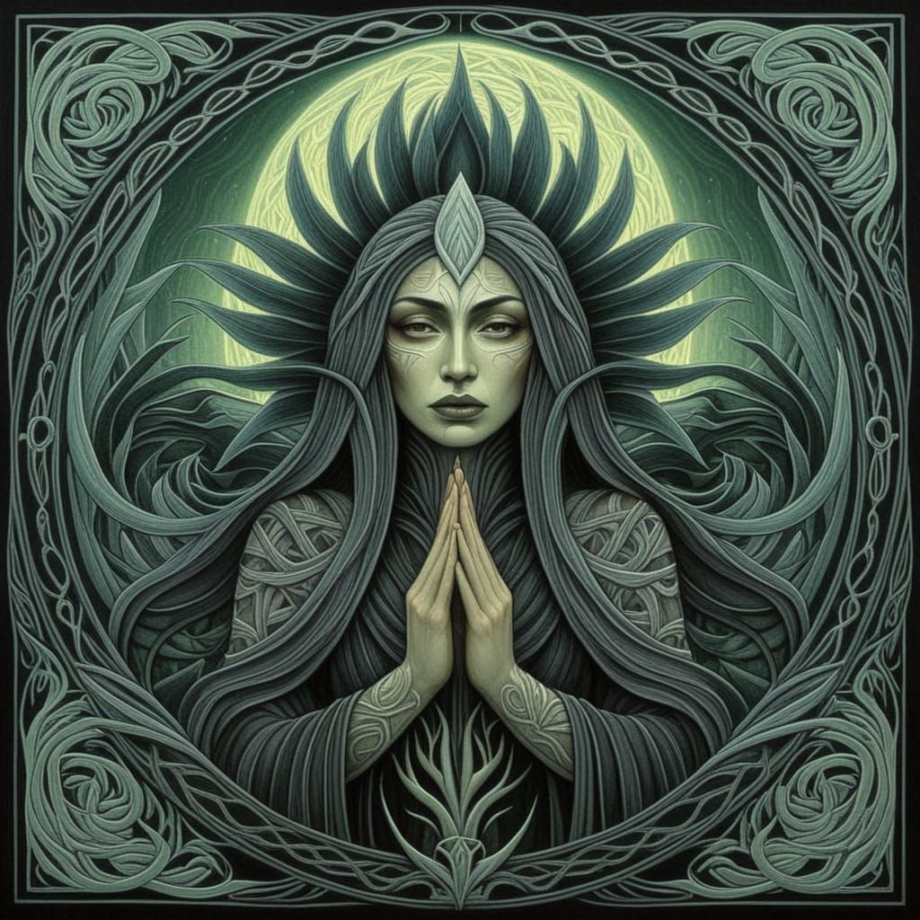 Grimdark Fantasy Scene in Dark Medieval Style