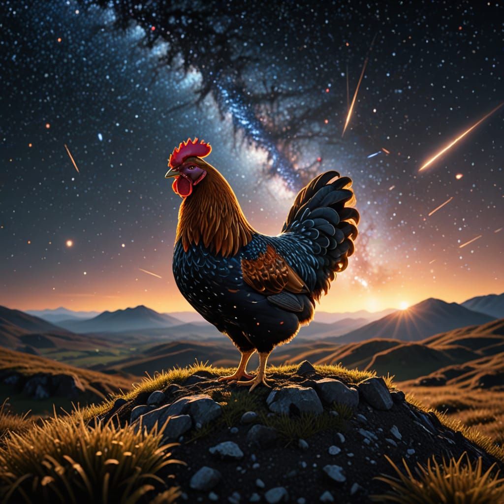 Diamonds Reflecting Light and Forming Galaxy