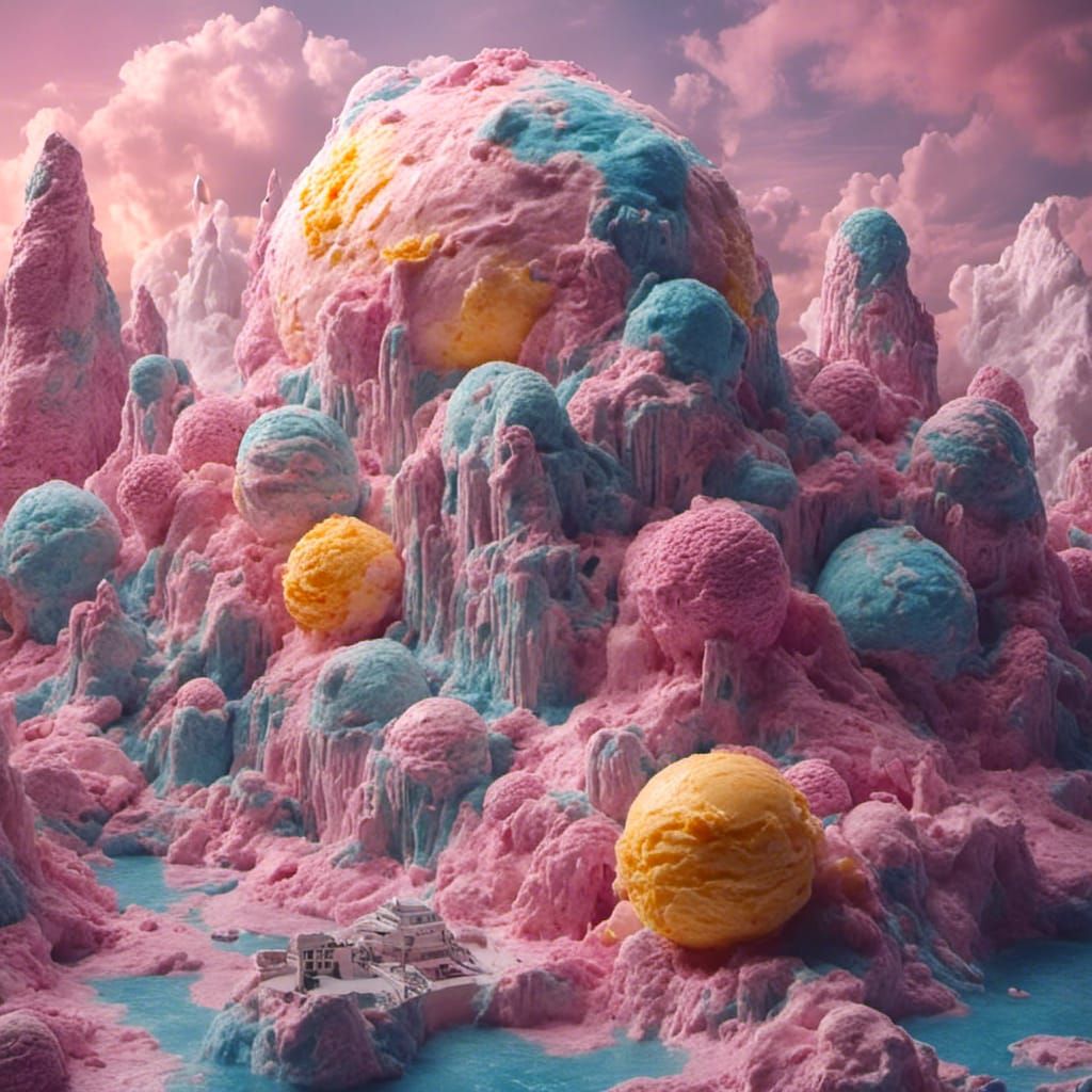 AI Interpretation of Spaceship Prompt