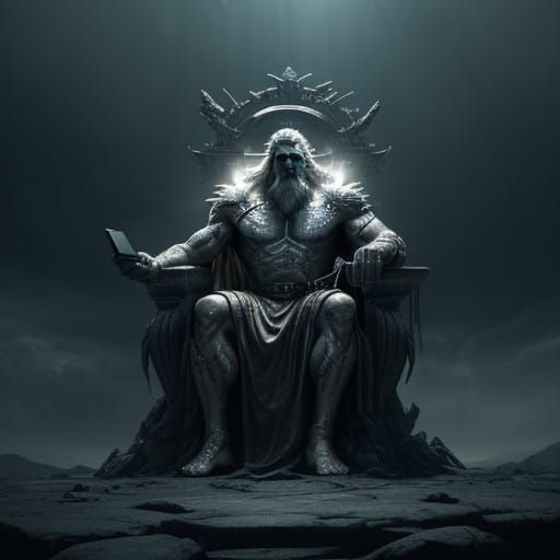 God of Technology, Seated in Ancient Glory