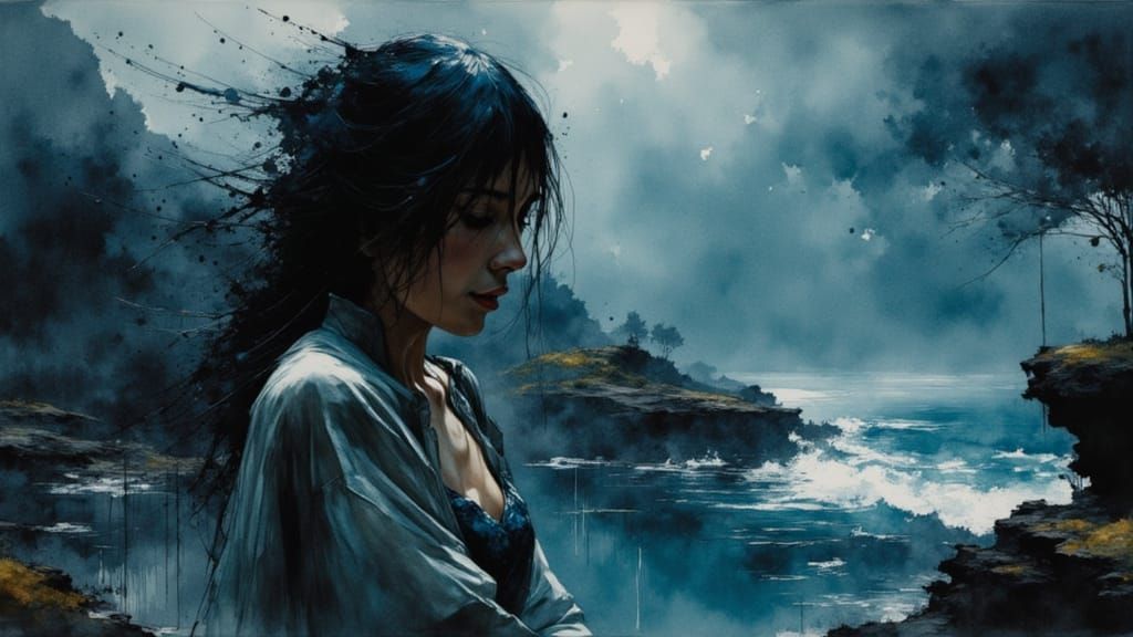 Rainy Day Portrait on the Azores Islands