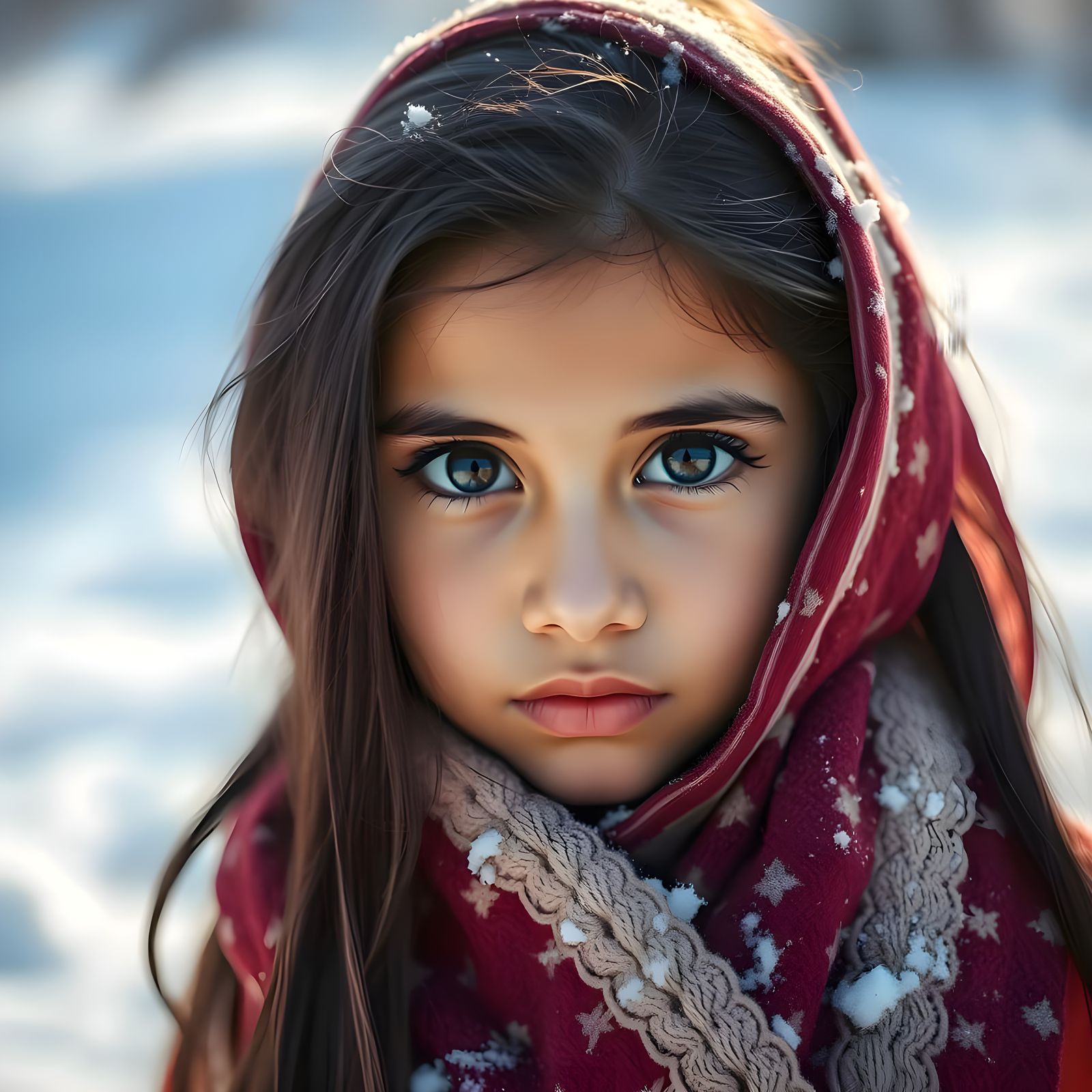 Seductive Pakistani Beauty Captured in Intense Winter Portra...