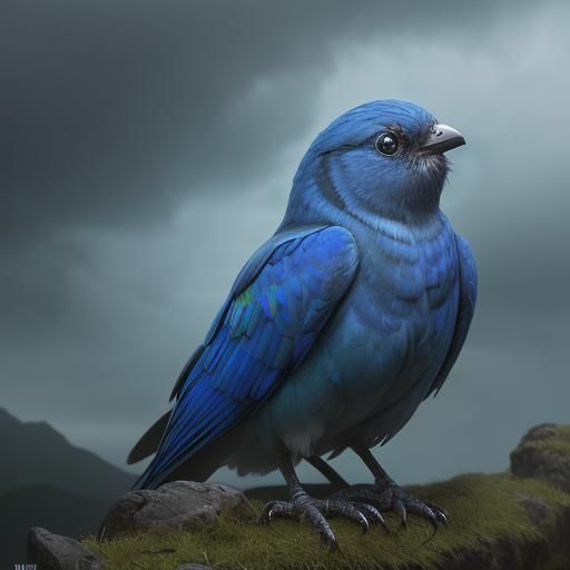 Bluebirds Flying Over the Rainbow: Dreamlike Photography