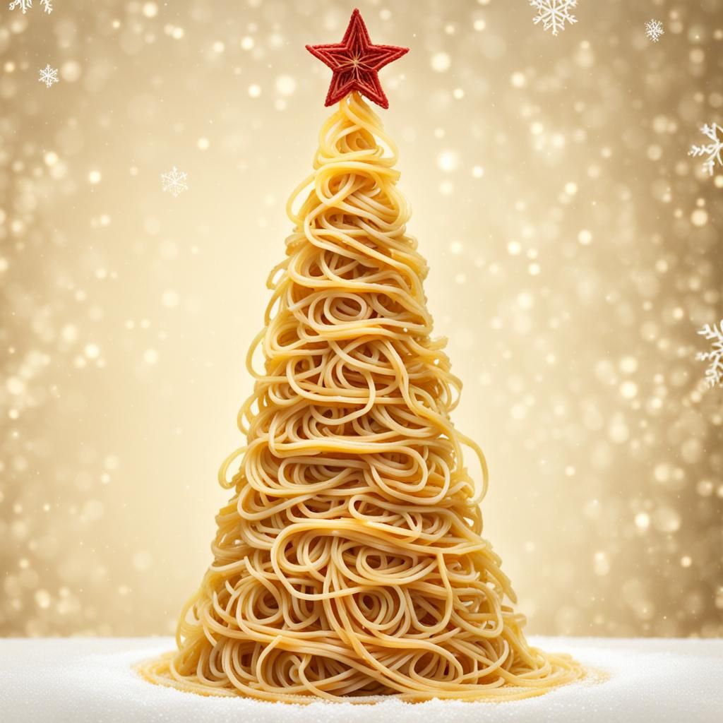 Spaghetti Christmas Tree ๐