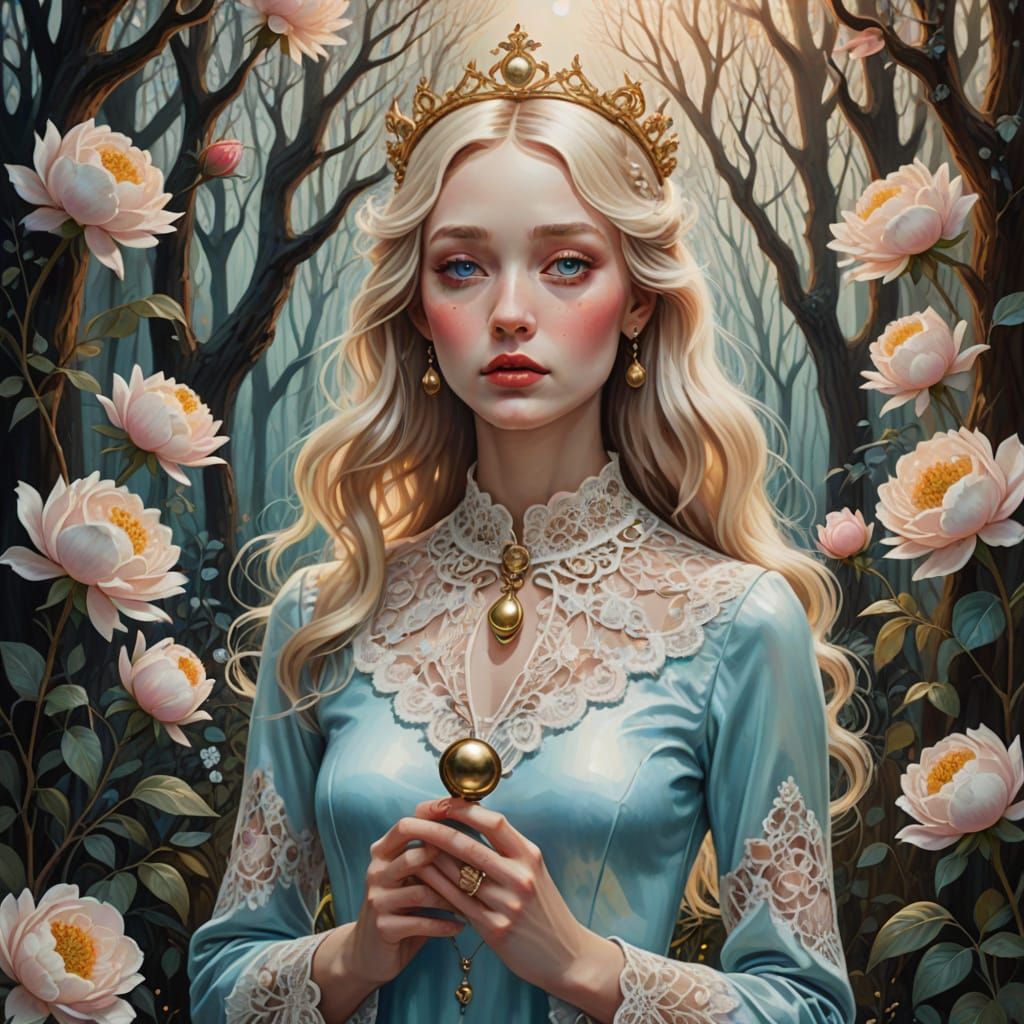 cute fairy blonde gir