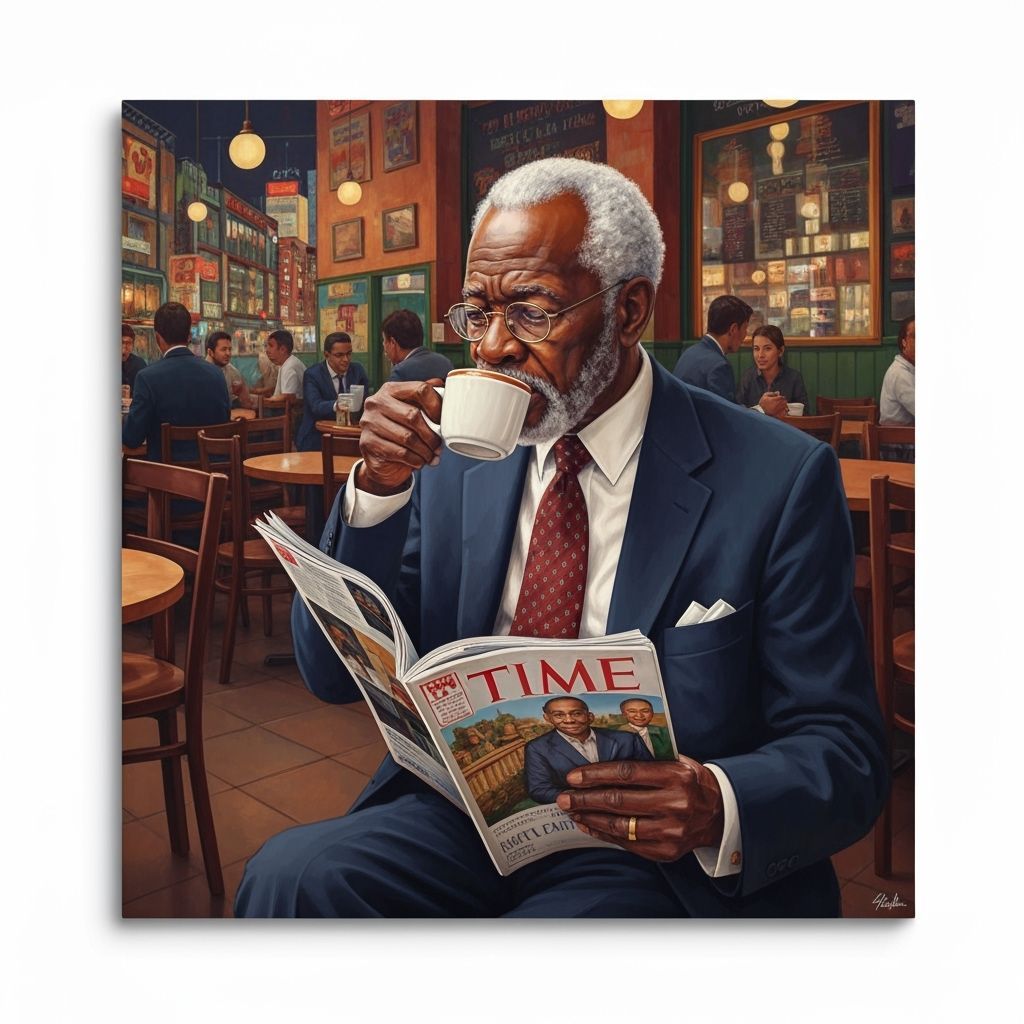 Detroit Cafe Scene: An Homage to Black Portraiture