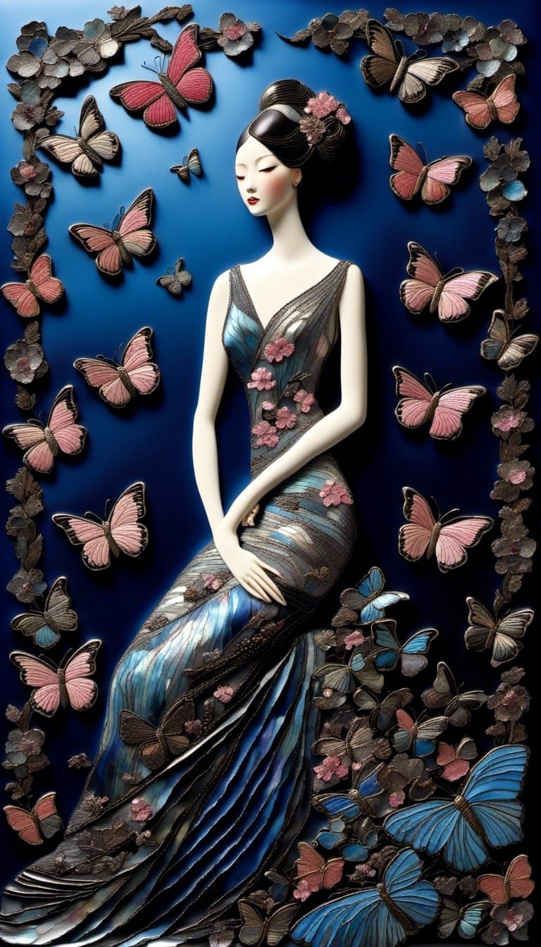 Butterfly Couture: Fantastical Editorial Photo Shoot