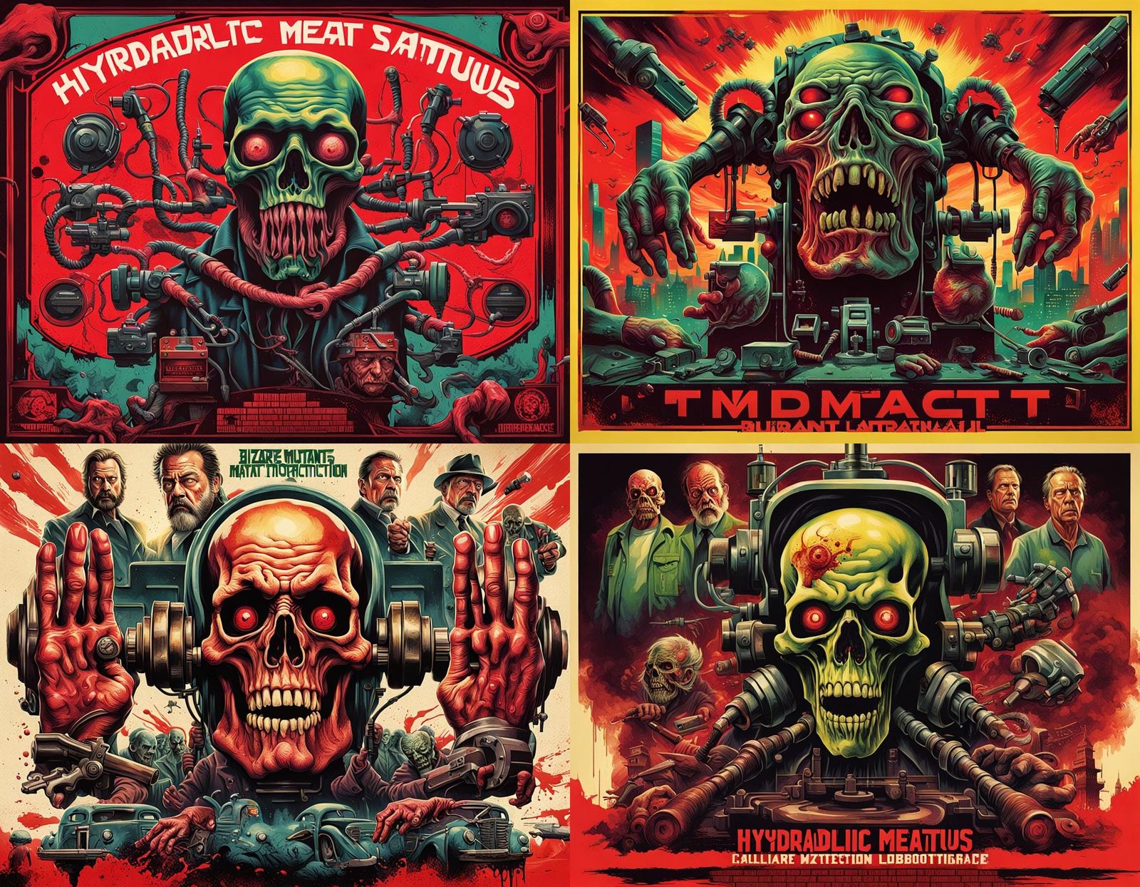 Bizarre Mutant Extraction: A Sinister Movie Poster