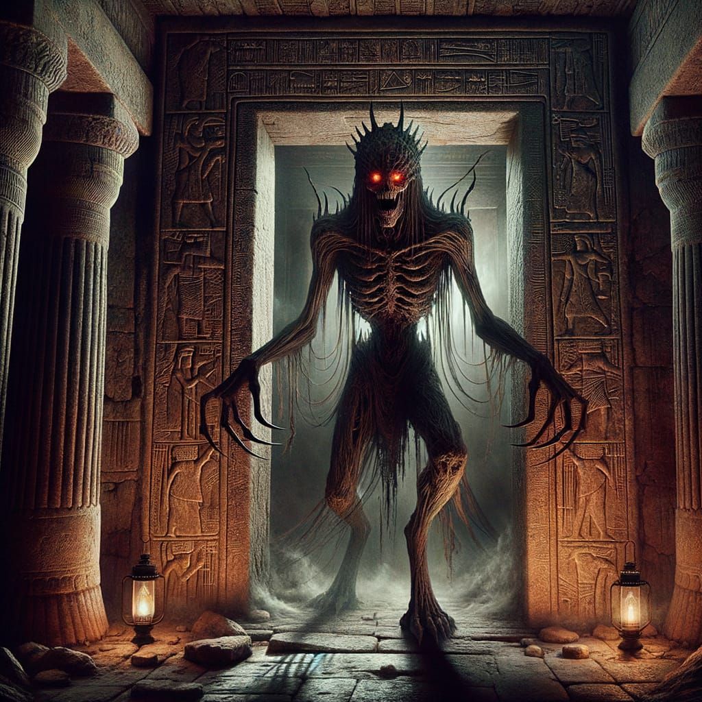 Spectral Demon Emerges from Ancient Mesopotamian Temple in D...