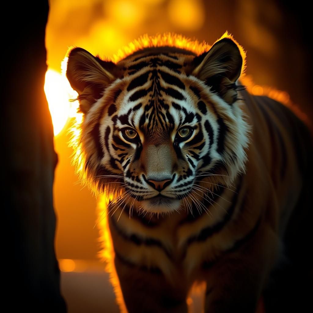 Majestic Hybrid Creature in Cinematic Style