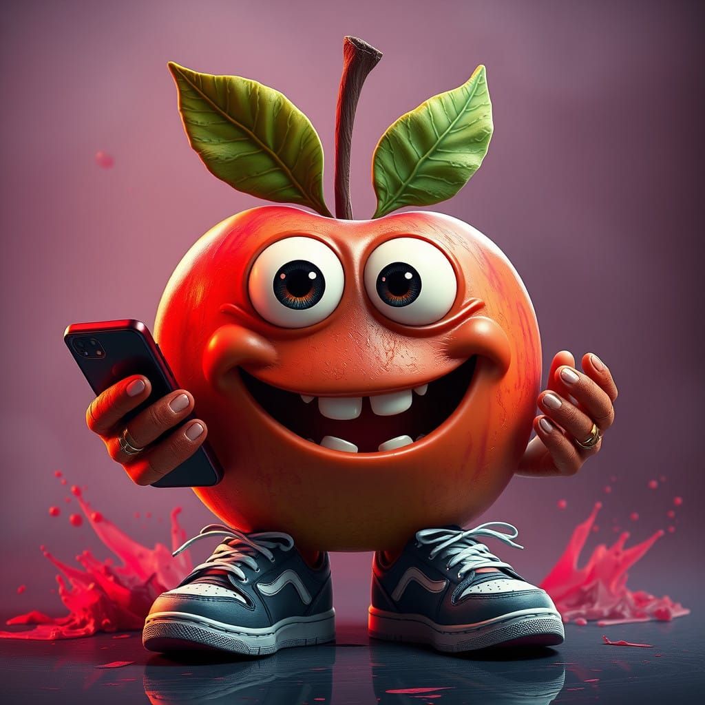 Fantastical Apple Concept Art in Deep Color