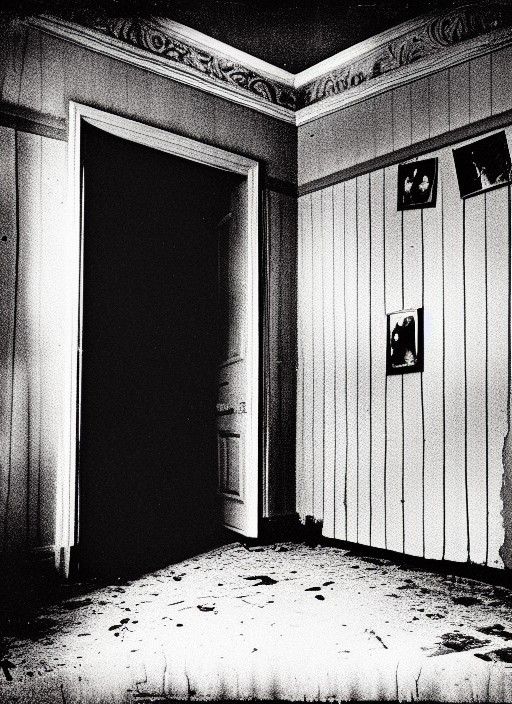 Vintage Crime Scene Photograph in 8K Resolution