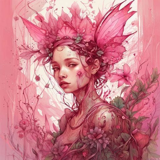 Simple AI-Generated Portrait