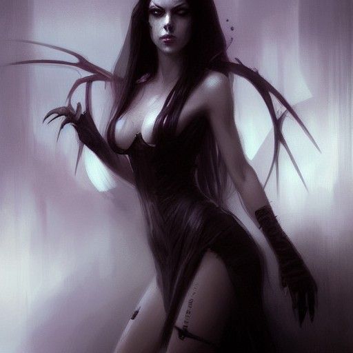 Sinister Seductress Portrait