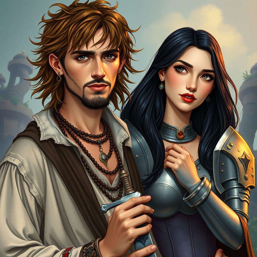 Bohemian Gentleman Meets Elegance in Whimsical Fantasy Lands...