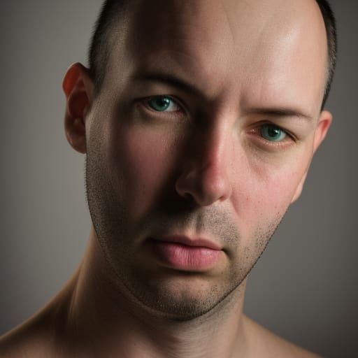 Professional Close-Up Portrait with Sharp Focus