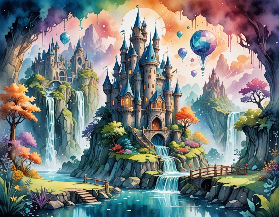 Whimsical Wonderland Realm Awaits with Magical Portals and W...