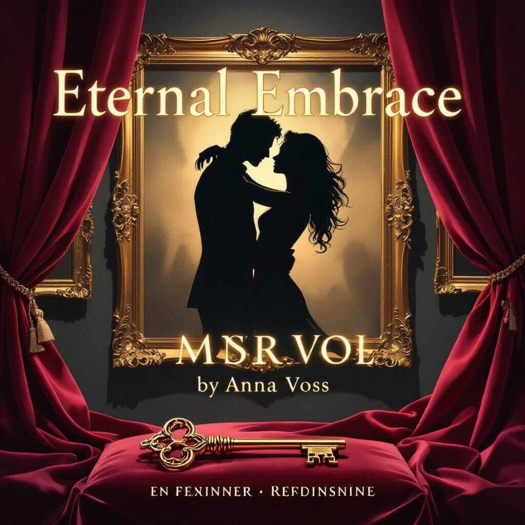 Eternal Embrace Book Cover Art in Painterly Style