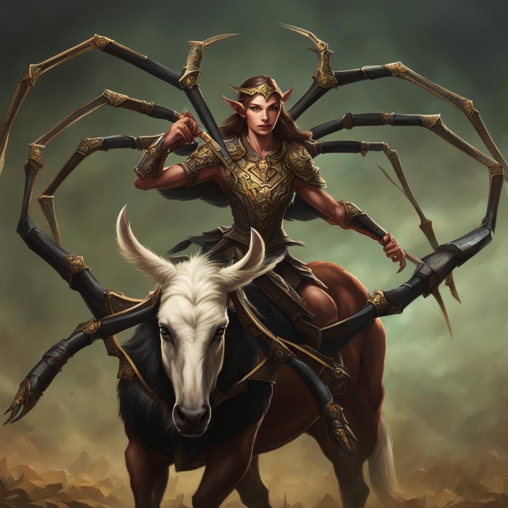 Female Centaur with Spider Legs