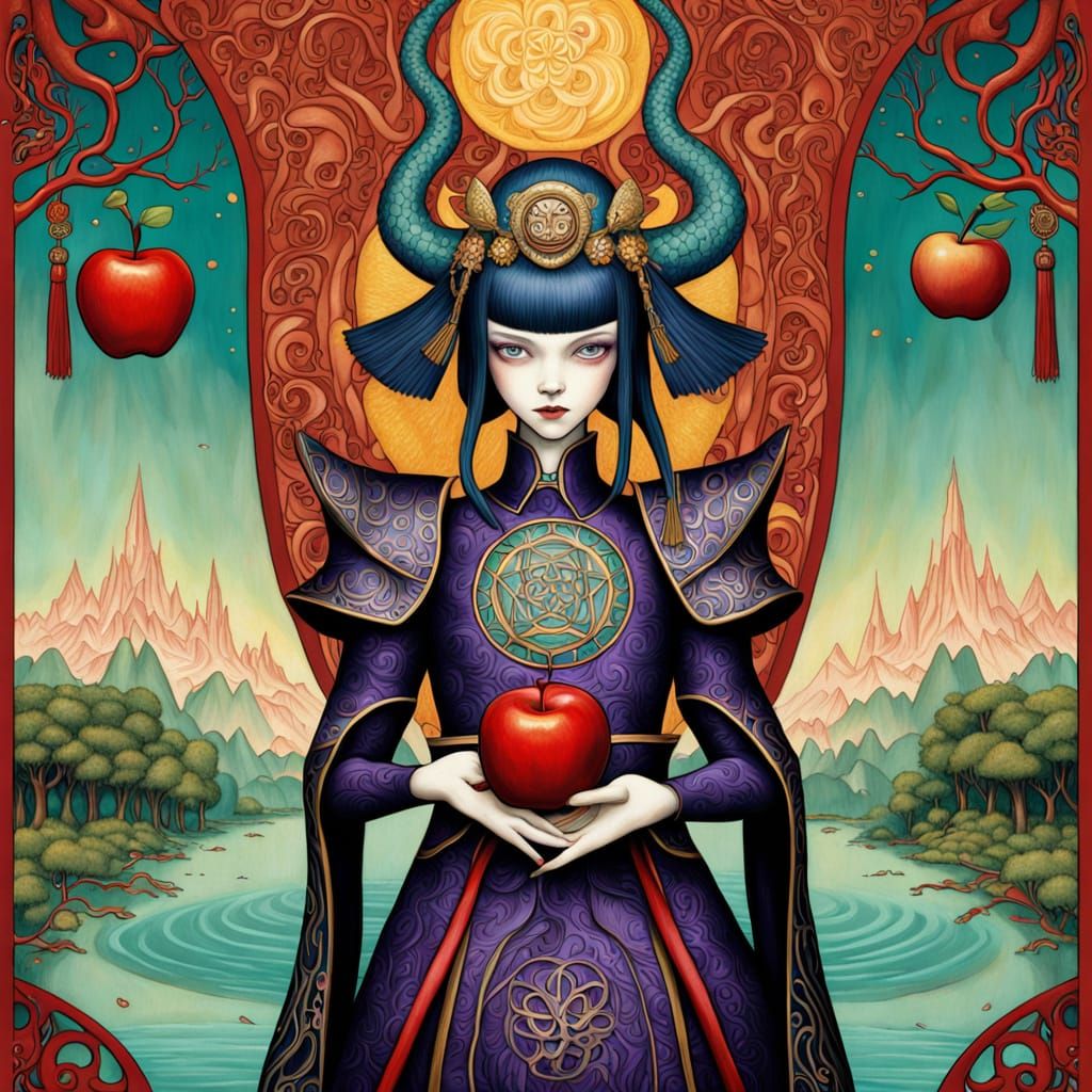 Shogun Samurai Defends Eden Against Malicious Dragon