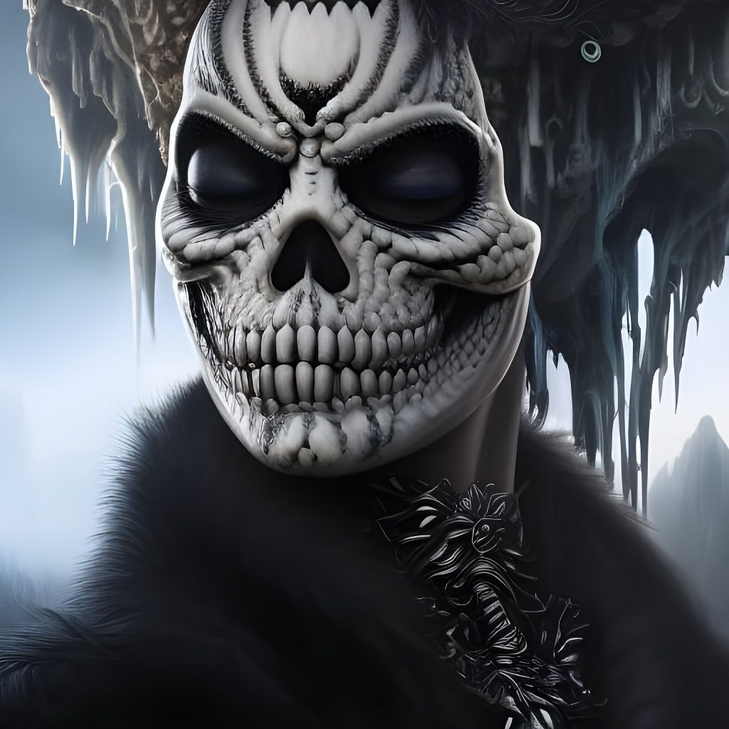 Jack Skellington Venom Hybrid Portrait in Unreal Engine