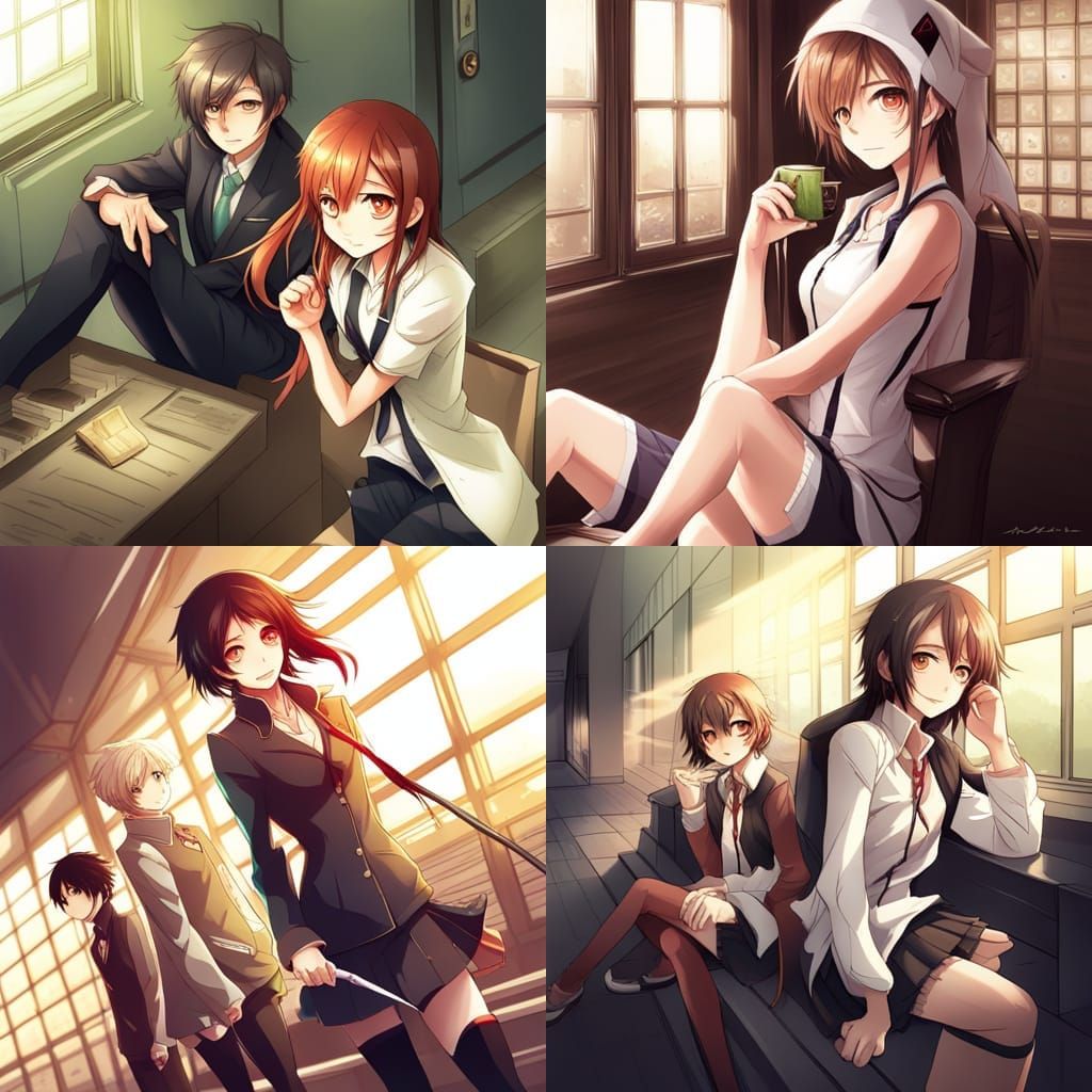 Anime Animal Fusion in Manga Style