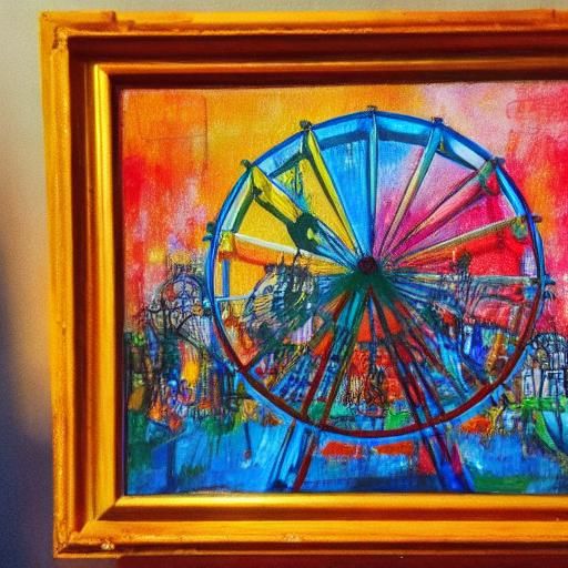 Honey Dripper Grim Reaper in Surrealist Pop Art