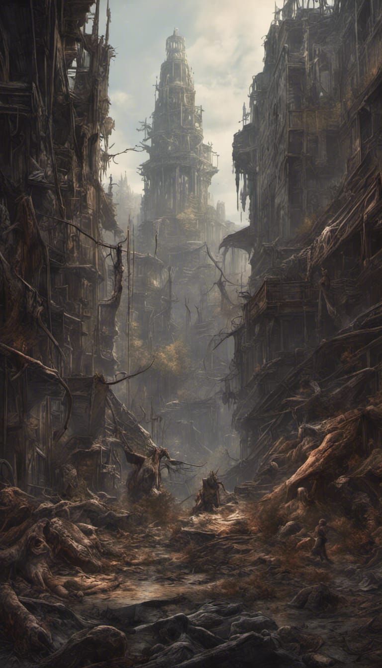 Post-Apocalyptic World Ruined by Elder God