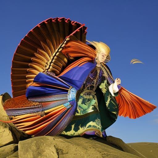 Surreal Tarot Magus in Expressionist Style