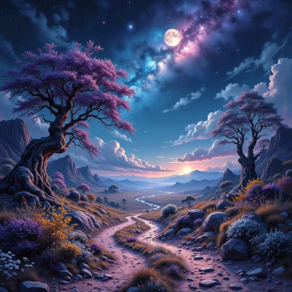 Dream Path Splits into Ethereal Worlds