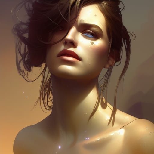 Hera Portrait in Artgerm Style, Unreal Engine 5